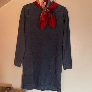 Denim Short Dress w/ Pockets